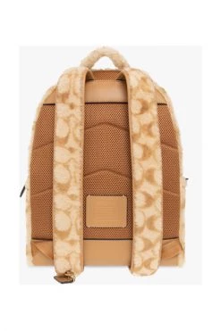 Coach Rugzakken ‘Charter’ Shearling Backpack Beige -Coach Verkoop 7ad5857b340362a369dc8107e2e91a9b