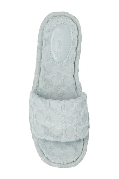 Coach Slippers Bridgett Slides Blue 5 Coach Slippers Bridgett Slides Blue - Afbeelding 3