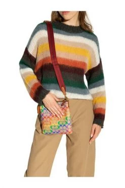 Coach Schoudertassen Shoulder Bag With Monogram Brown