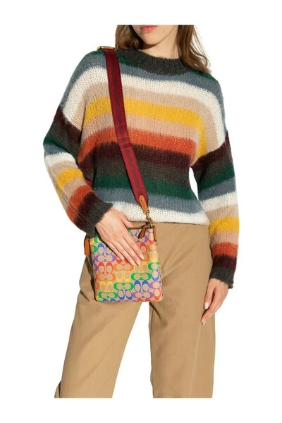 Coach Schoudertassen Shoulder Bag With Monogram Brown 3 Coach Schoudertassen Shoulder Bag With Monogram Brown