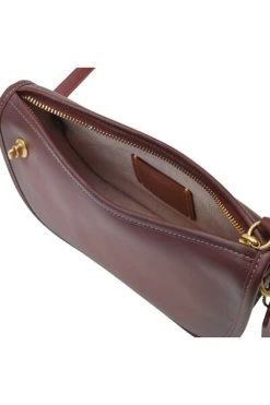 Coach Schoudertassen Swing Chain Bag In Leather Red -Coach Verkoop 84a0050fdec6eea8b5c1f22d8292f33d