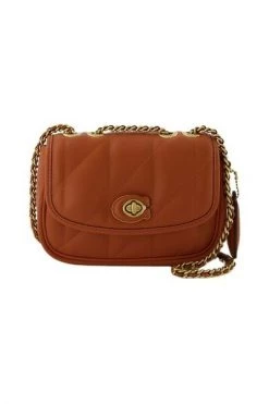 Coach Handtassen Quilted Pillow Madison Shoulder Bag 18 In Orange Leather Orange -Coach Verkoop 86193f12153e8ad26acee8da467fb38d