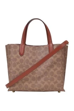 Coach Schoudertassen Willow Bag Brown 9 Coach Schoudertassen Willow Bag Brown -Coach Verkoop 86bc25c70aa3d8e4b2bd9cb2535523a5