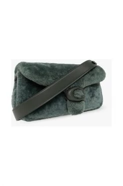 Coach Schoudertassen ‘Pillow Tabby 26’ Shearling Shoulder Bag Green -Coach Verkoop 87fe27c986195b7e97eb33d4533ee0bf