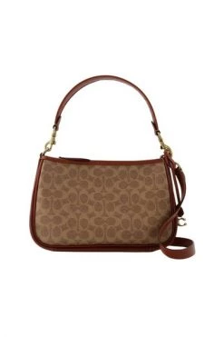 Coach Schoudertassen Handbags Brown
