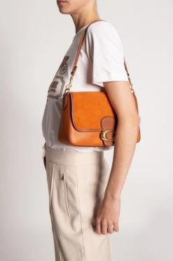 Coach Schoudertassen ‘Soft Tabby’ Shoulder Bag Orange -Coach Verkoop 90f876aa7462eba7db72962d5e91ab88