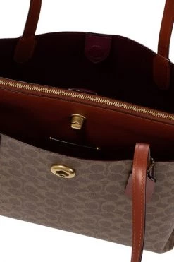 Coach Shoppers ‘Willow’ Shopper Bag Brown 12 Coach Shoppers ‘Willow’ Shopper Bag Brown -Coach Verkoop 98ecca32559671719c1ab11135149cdb