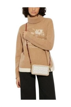 Coach Schoudertassen Cross Body Bag Beige -Coach Verkoop 9ddbba7e386b7322650f6ee6a44324a1