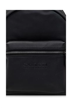 Coach Rugzakken Charter Backpack With Logo Black -Coach Verkoop a03513e3579cecc0e6d4d522fc73630a