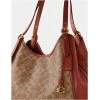 Coach Schoudertassen Lori Shoulder Bag In Canvas Brown -Coach Verkoop a26b8b1c182877e2d2aeba8136406fec