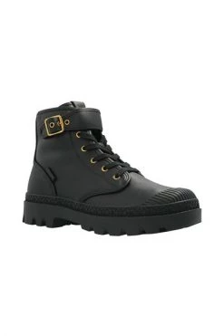 Coach Enkellaarsjes Trooper Leather Boots Black -Coach Verkoop a4d54a4817844e285169472b1402a63f