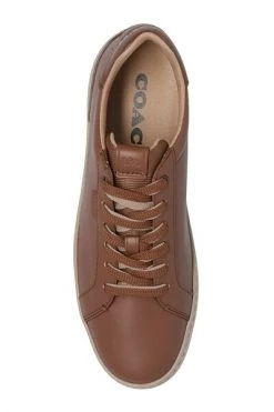 Coach Lowline Leather Sneakers Brown 12 Coach Lowline Leather Sneakers Brown -Coach Verkoop a8378d880aa491b9c3af5709790c01d1