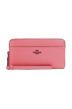 Coach Portefeuilles Zip Wristlet Wallet Pink -Coach Verkoop ab1e42ff2525dacb79f6c5603081a70d