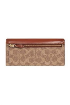 Coach Portefeuilles Wyn Wallet With Logo Brown -Coach Verkoop b1ea371d4aa7494671c30b486aa5b6ea