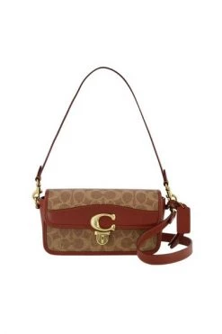 Coach Schoudertassen Handbags Brown