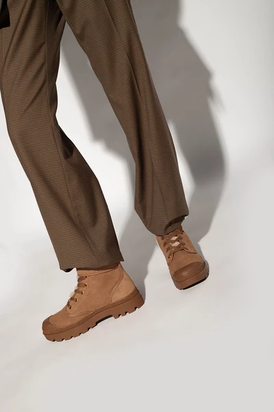 Coach Enkellaarsjes ‘Trooper’ Suede Ankle Boots Brown 5 Coach Enkellaarsjes ‘Trooper’ Suede Ankle Boots Brown - Afbeelding 3