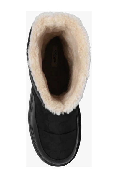 Coach Snowboots Snow Boots Black 4 Coach Snowboots Snow Boots Black - Afbeelding 2
