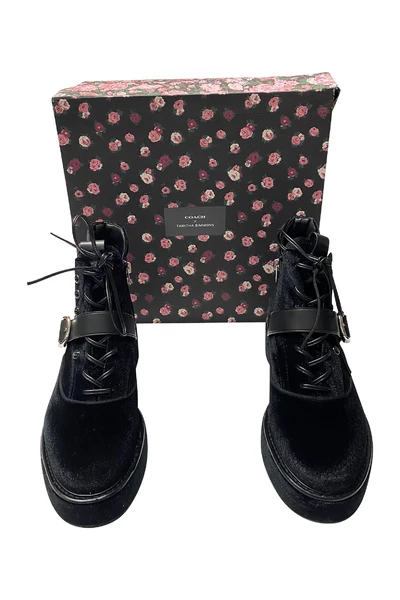 Coach Enkellaarsjes Ankle Boots Black 4 Coach Enkellaarsjes Ankle Boots Black - Afbeelding 2