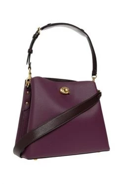 Coach Schoudertassen Willow Shoulder Bag Purple -Coach Verkoop beb178e51f1cdb115e57d2b9acd9f2aa