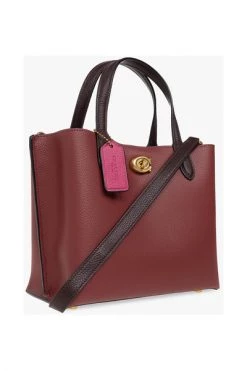 Coach Shoppers Cross Body Bags Purple