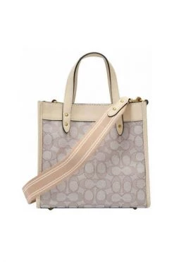 Coach Shoppers Field Tote 22 Beige