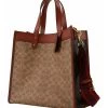 Coach Shoppers Tote Bag Brown