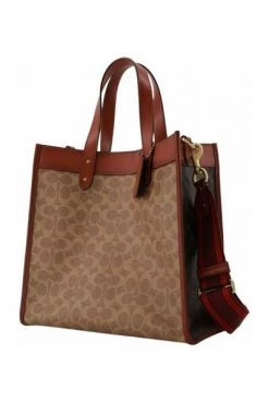 Coach Shoppers Tote Bag Brown