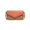 Coach Schoudertassen Cross Body Bags Brown