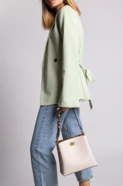 Coach Schoudertassen Cross Body Bags Beige -Coach Verkoop c46b7ee18412fef5706ca72a7f841604