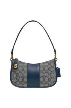Coach Schoudertassen Swinger Bag Blue