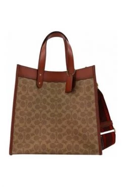 Coach Shoppers Tote Bag Brown -Coach Verkoop cb891b0b01ac21b24c9f313161d93c5d