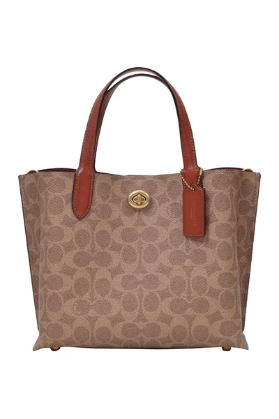 Coach Schoudertassen Willow Bag Brown 7 Coach Schoudertassen Willow Bag Brown - Afbeelding 5