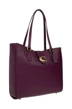 Coach Schoudertassen Theo Shopper Bag Purple -Coach Verkoop d2bc7d67aefcd895dd78ae0798f4e608