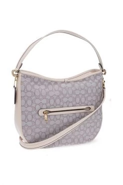 Coach Schoudertassen Soft Tabby Shoulder Bag Beige -Coach Verkoop d60e341d6e4be5c9edb150ac6c35d517