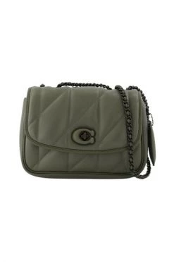 Coach Schoudertassen Quilted Pillow Madison Shoulder Bag Green
