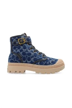 Coach Enkellaarsjes Ankle Boots Blue -Coach Verkoop dd661e1ef4a14766b24750fa850ceba7
