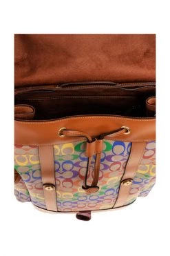 Coach Rugzakken Monogrammed Backpack Brown