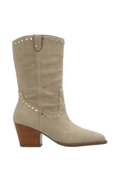 Coach Cowboylaarzen Phoebe Heeled Suede Ankle Boots Beige -Coach Verkoop e43adaf8d38d2f331778f8404ee89028 1