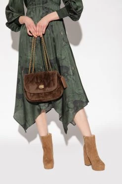 Coach Schoudertassen Cross Body Bags Brown