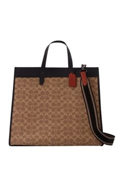 Coach Tassen Tote Bags Brown