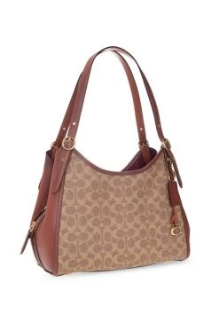 Coach Schoudertassen Lori Shoulder Bag Brown -Coach Verkoop e8c7608e4a812bd676a3ba1507697b43