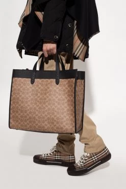 Coach Tassen Field 40 Shopper Bag Brown -Coach Verkoop e9827092906dd1f8b67182bcb8a4d312