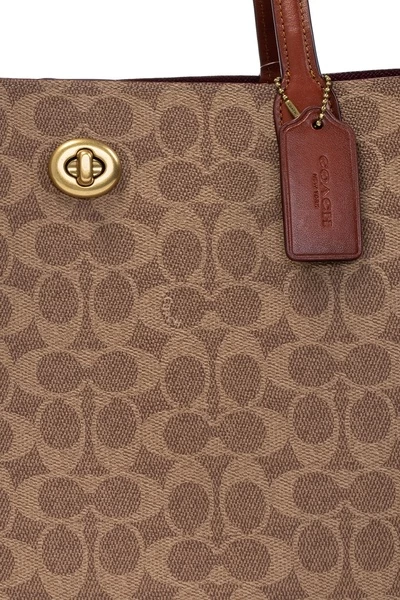 Coach Shoppers ‘Willow’ Shopper Bag Brown 3 Coach Shoppers ‘Willow’ Shopper Bag Brown