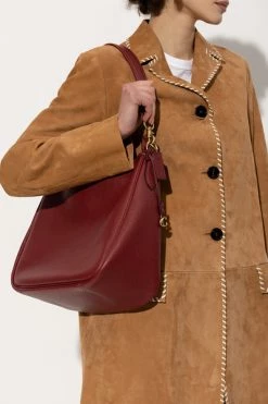 Coach Schoudertassen Cross Body Bags Brown