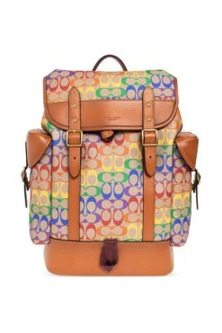 Coach Rugzakken Monogrammed Backpack Brown -Coach Verkoop f7b006a3d225d009dfdfb4cb7d259304